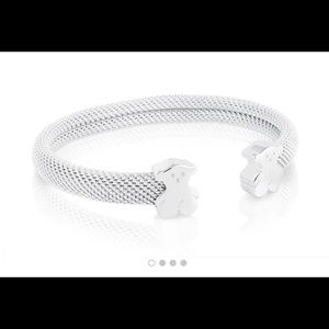 TOUS Mesh silver bangle